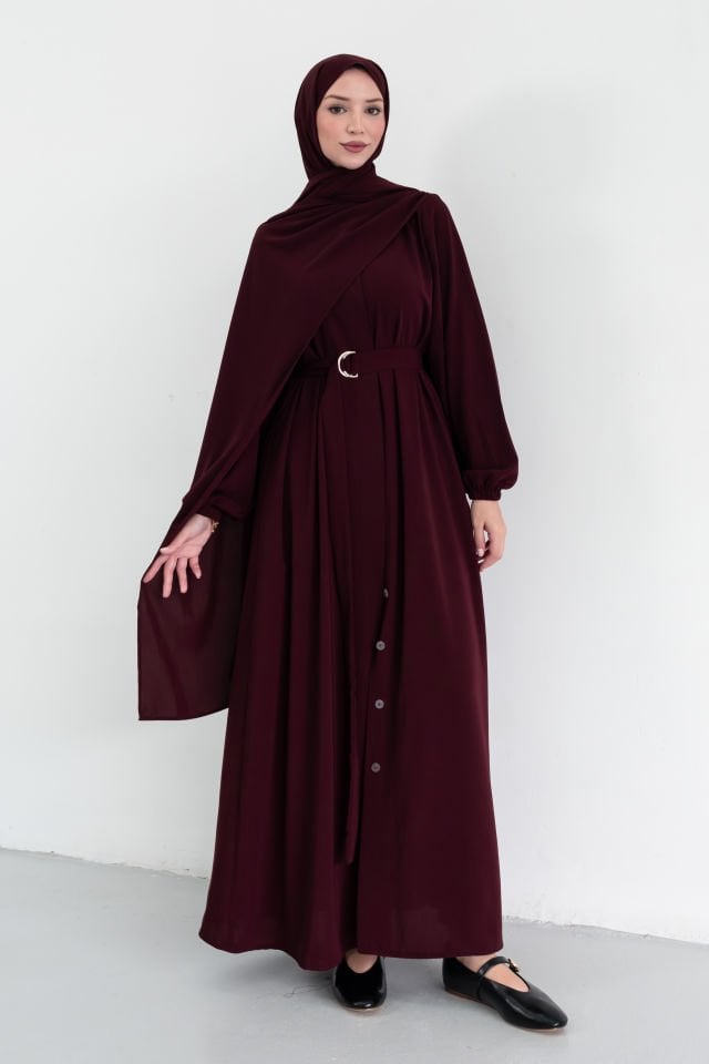 Şal Detaylı Ferace