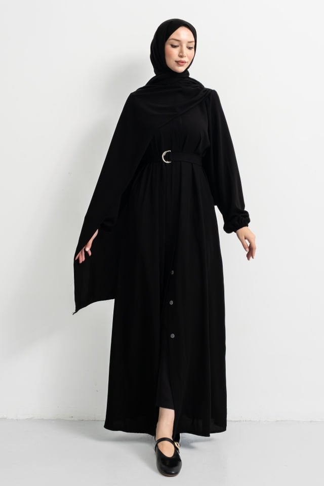 Şal Detaylı Ferace