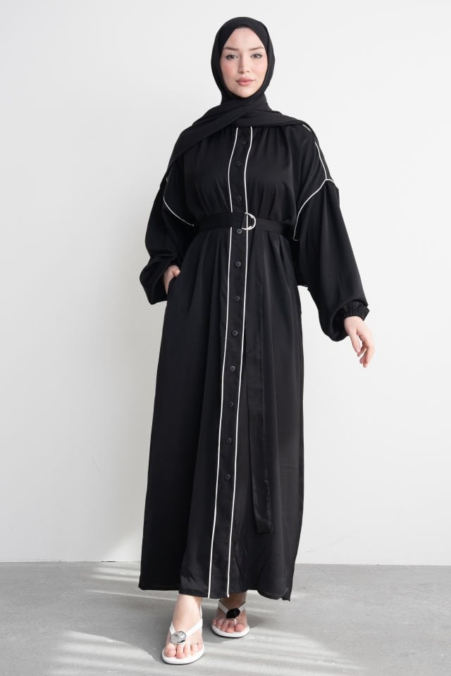 Oversize Biyeli Ferace Kap Yazlık