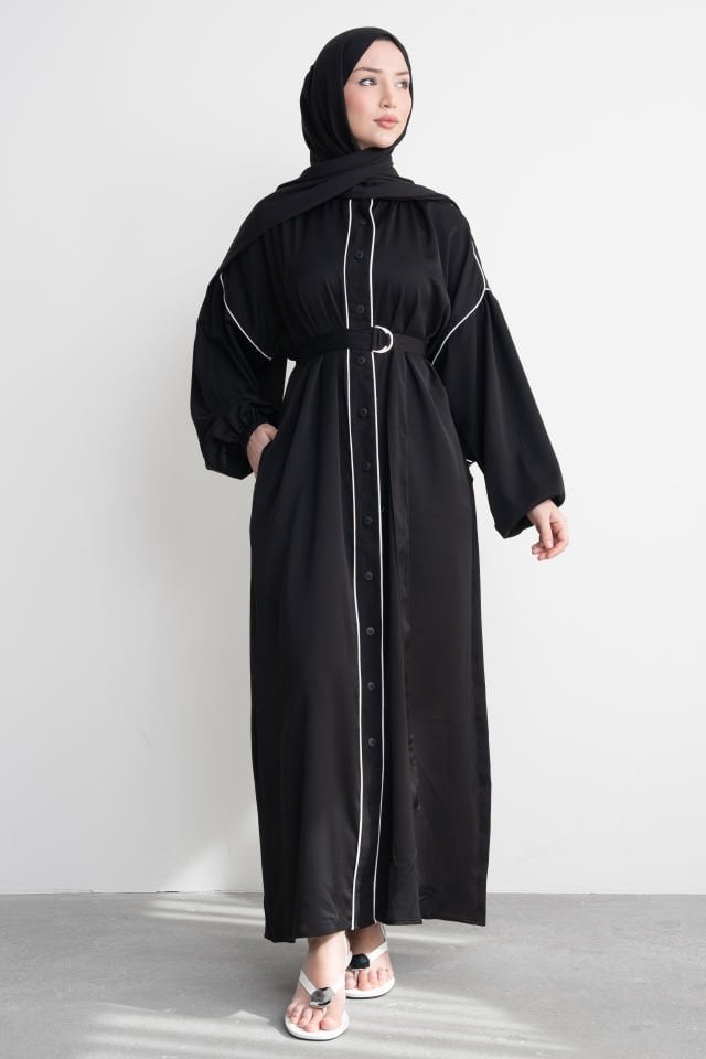 Oversize Biyeli Ferace Kap Yazlık