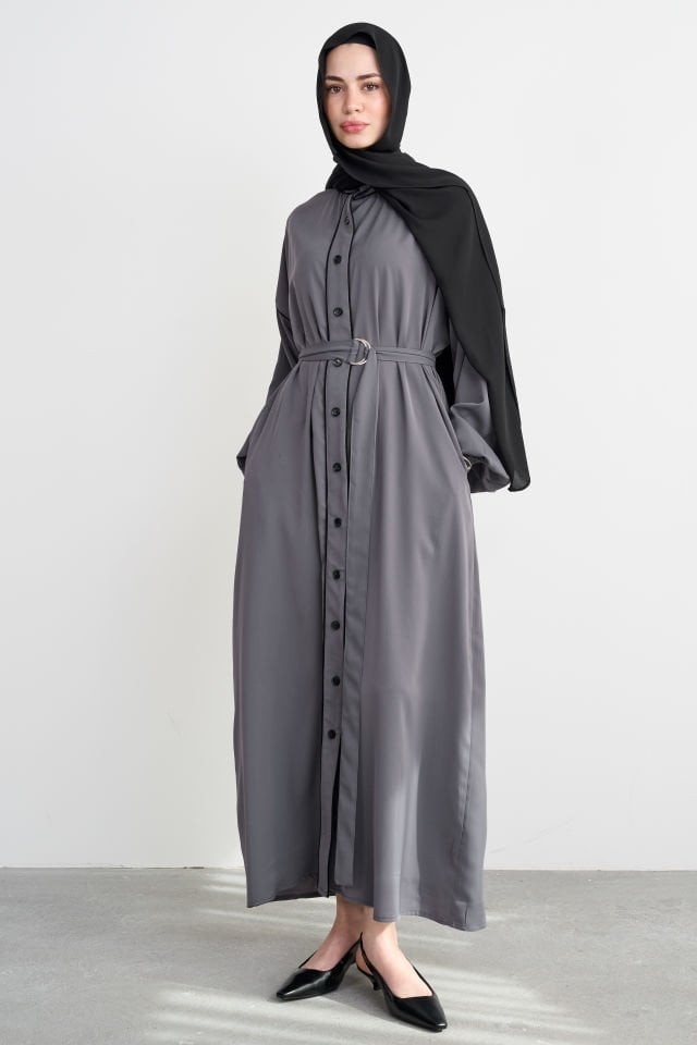 Oversize Biyeli Ferace Kap Tam Yazlık