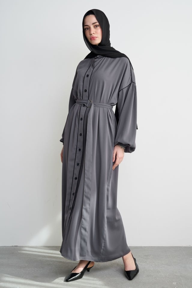 Oversize Biyeli Ferace Kap Tam Yazlık