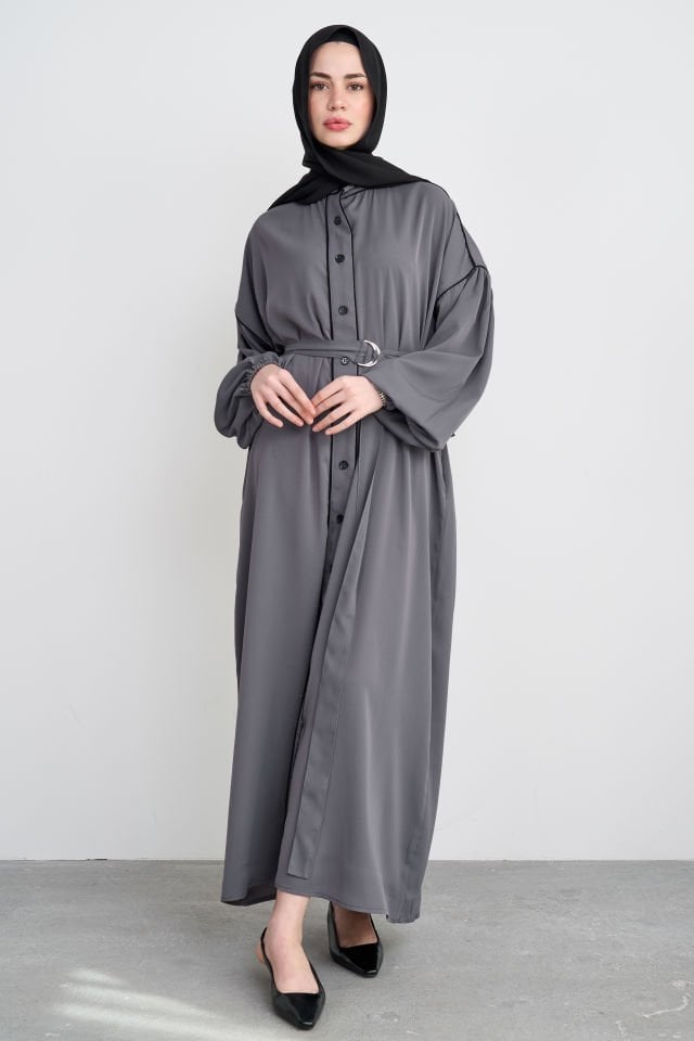 Oversize Biyeli Ferace Kap Tam Yazlık