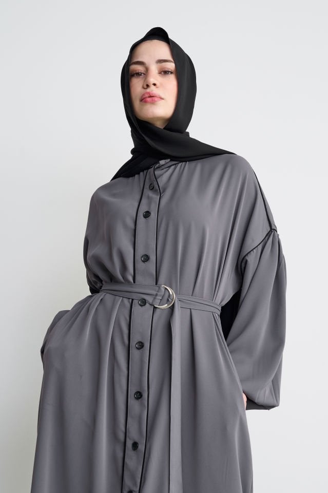 Oversize Biyeli Ferace Kap Tam Yazlık