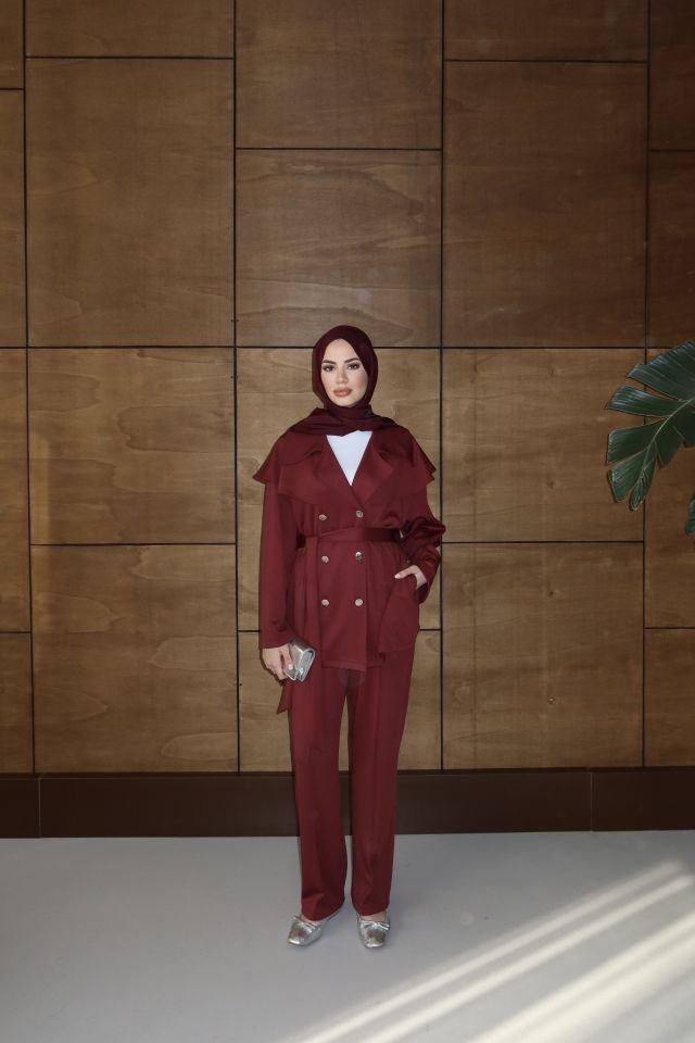 Scuba Takım - Bordo