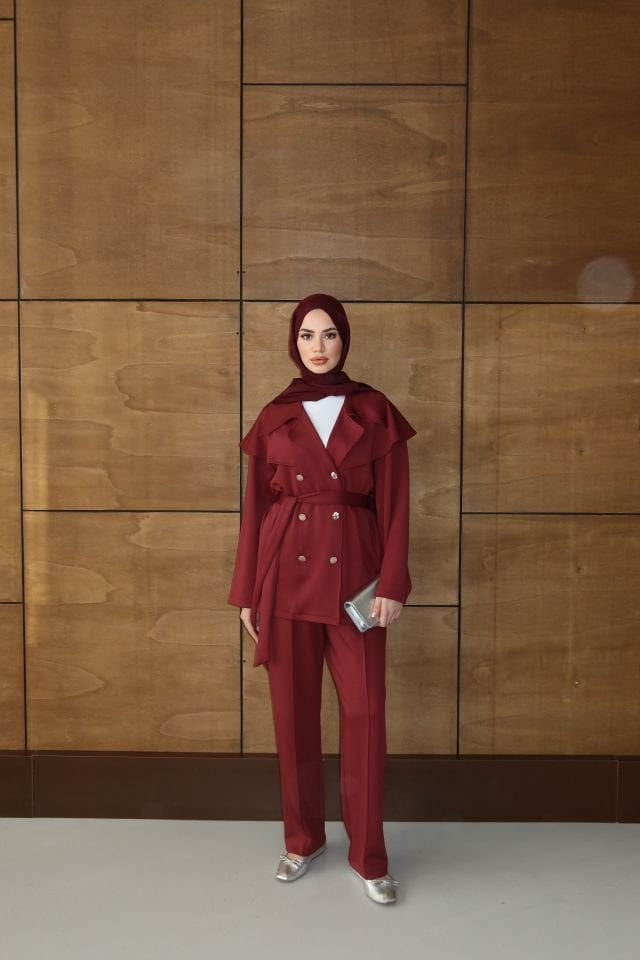 Scuba Takım - Bordo