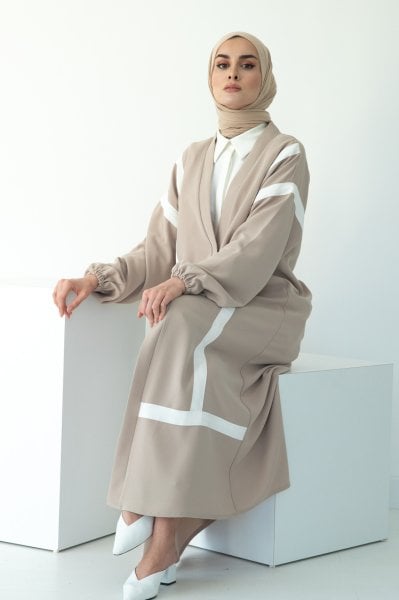 Şertili Abaya Bilek Lastikli