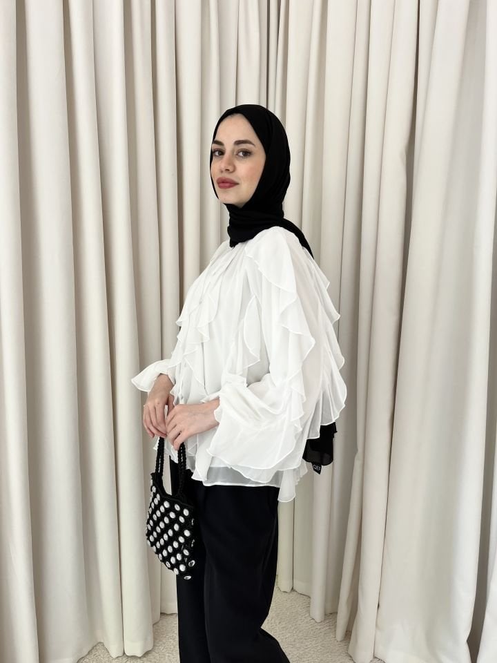 Vals Şifon Astarlı Gömlek