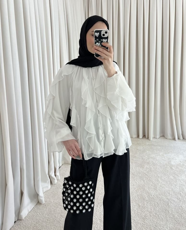 Vals Şifon Astarlı Gömlek