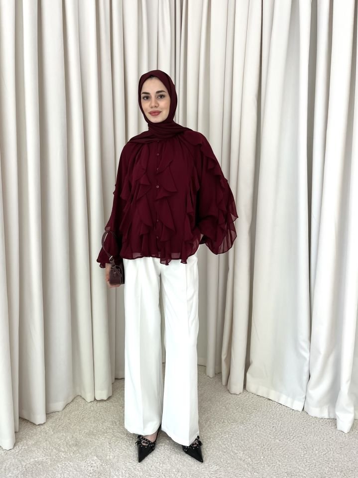 Vals Şifon Astarlı Gömlek