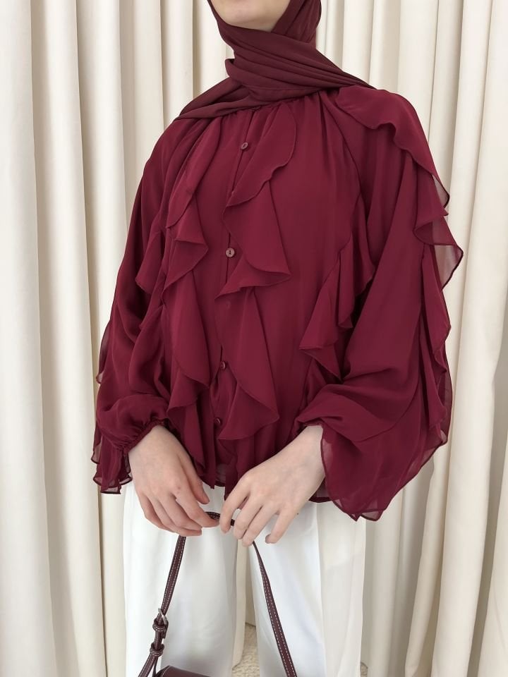 Vals Şifon Astarlı Gömlek