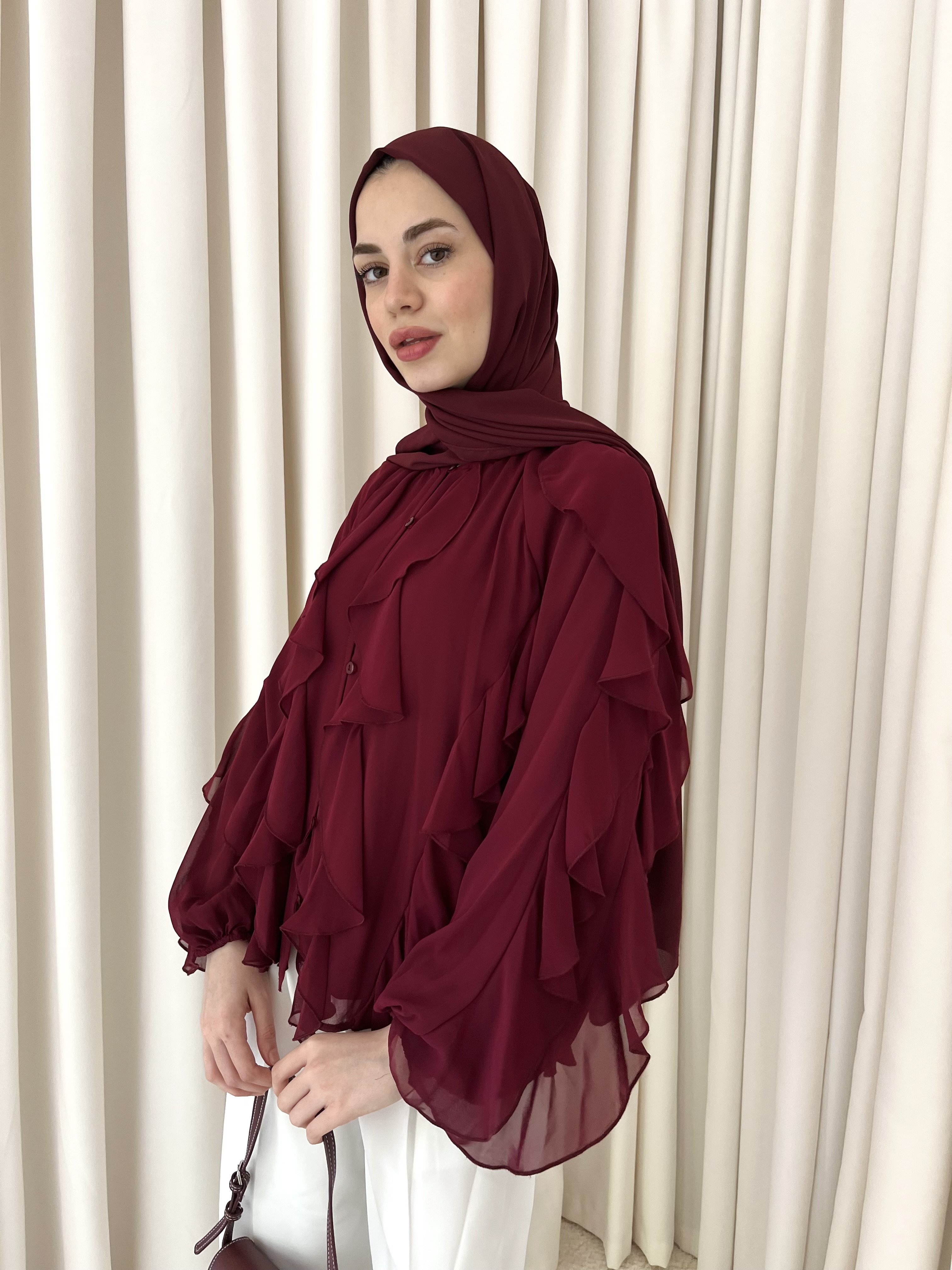 Vals Şifon Astarlı Gömlek