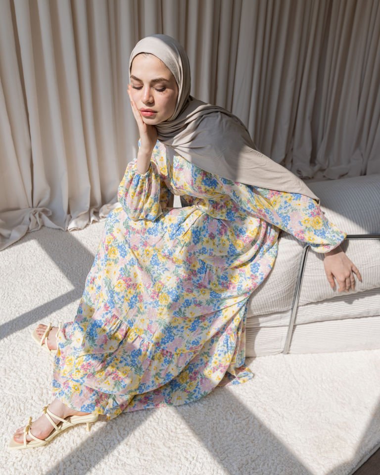 Çiçek Harmanı Elbise