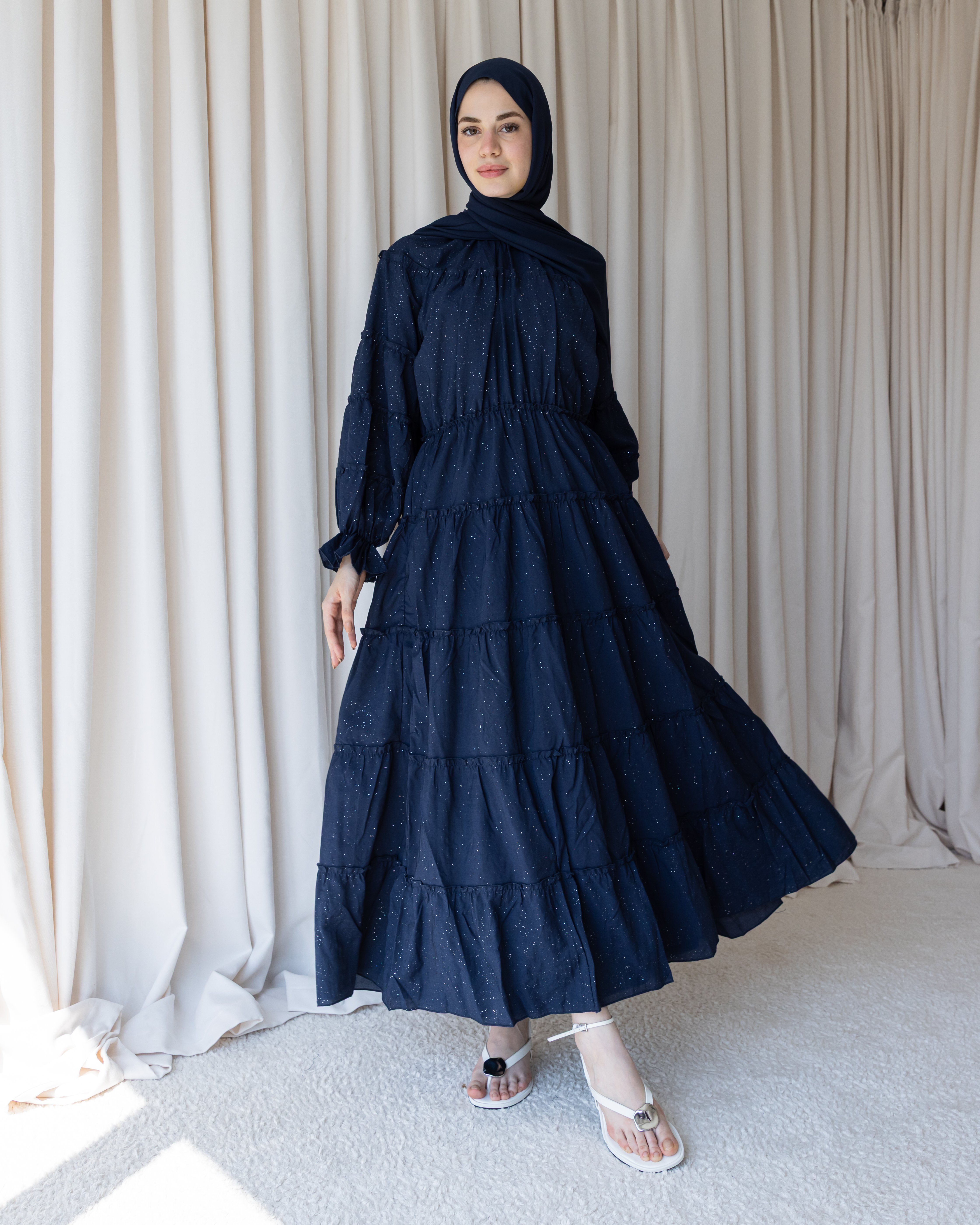 Lora Elbise - Lacivert