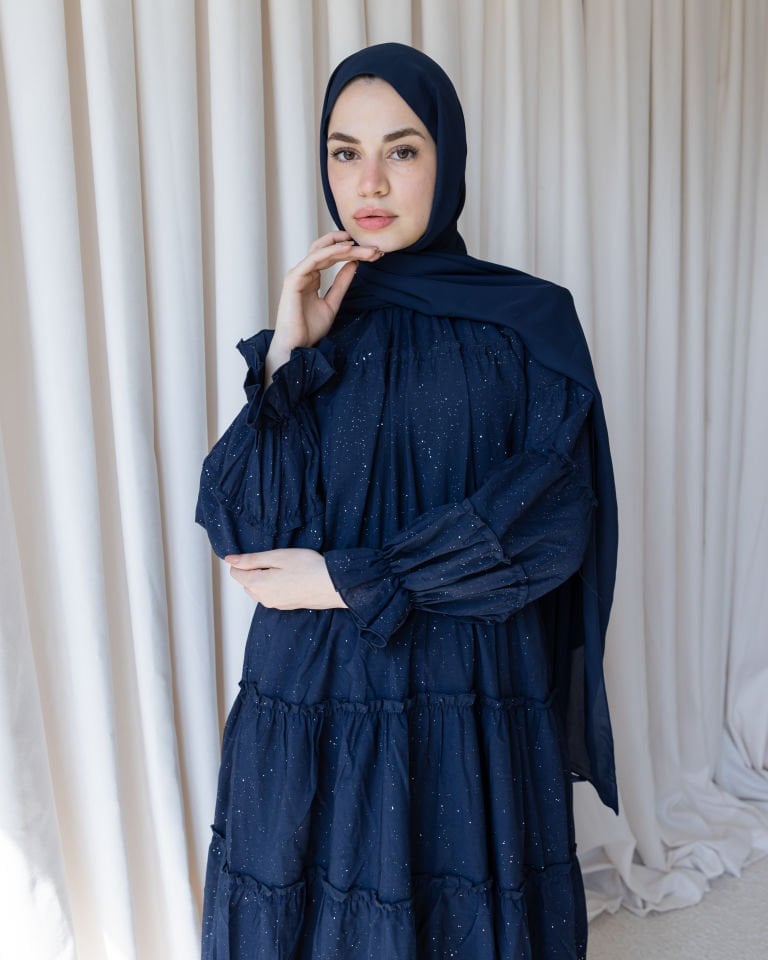 Lora Elbise - Lacivert