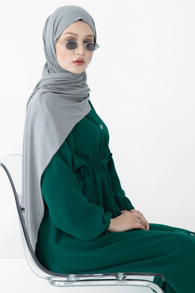 Belden Büzmeli Yakalı Oversize gömlek